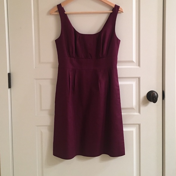 J. Crew Dresses & Skirts - J. Crew burgundy dress, 6